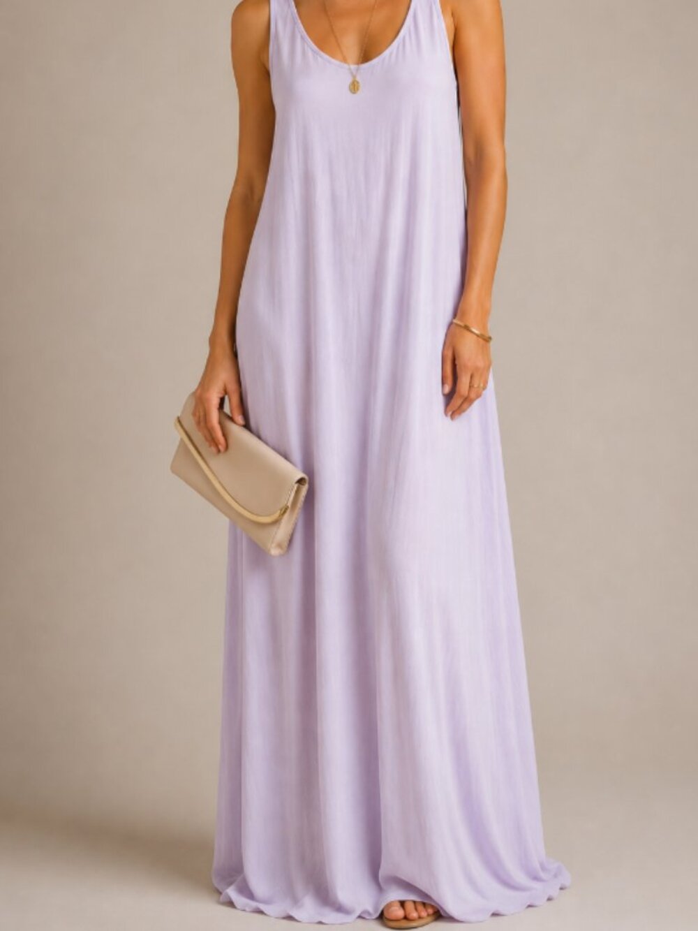 Express 90's Compagnie Internationale Fairycore Misty Lilac Slip Dress Size M